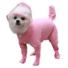 Dog Raincoat Hooded Slicker Poncho for Small to Large Dogs
