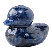 Crystal duckling sculpture miniature stone art 1 piece