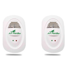 2X Pluggable Air Purifier Small Room Wall Air Freshens Reduces Odors From Pets, Negative Ion US Plug