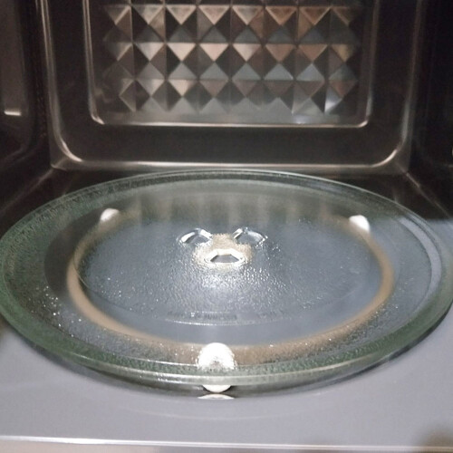 Anel giratório de plástico para micro-ondas (pacote com 2) 2