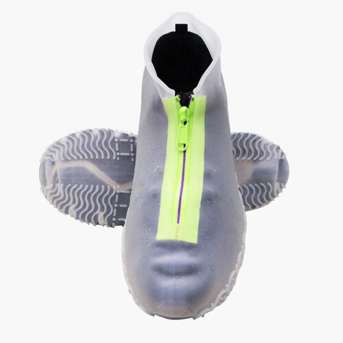 Waterproof Reusable Rain Shoe Covers with Zipper 1 Pair