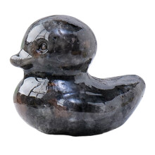 Crystal duckling sculpture miniature stone art 1 piece
