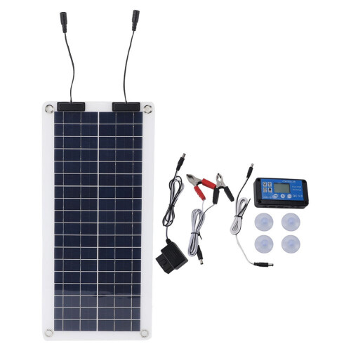 SUNFEX solar panel car battery charger 30W portable