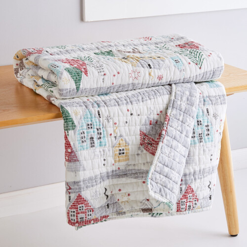 Πάπλωμα Levtex Home Winter Woods και βαμβάκι 50x60 1
