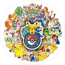 Pokemon vinyl stickers waterproof 50 pcs
