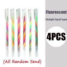 Rainbow Highlighter Gel Pen 1.0mm 4pcs