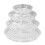 Clear Plastic Plant Saucers 20 pcs 1