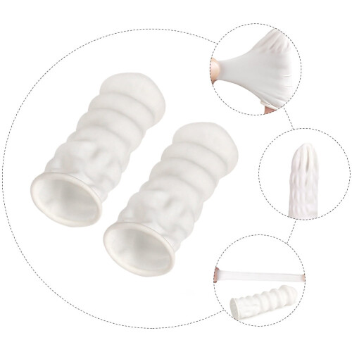 Latex Finger Cots Anti-static Protective Cover 1 Set