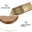 Cordon en cuir Linaichen doré pour collier, 15 m 8