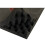 Akustiske skumfliser, sorte, 30x30x3,5 cm, 24 stk. 3