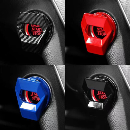 Kairuite Car Engine Start Stop Button Push Cover Διακοσμητικά Αξεσουάρ Εσωτερικού Χώρου 2