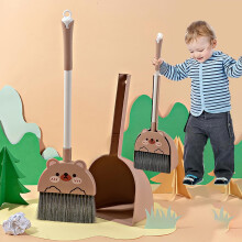 Kids Broom and Dustpan Set for Toddlers Ages 3-8