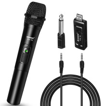 SUGARMOM wireless microphone system dual USB 2-pack