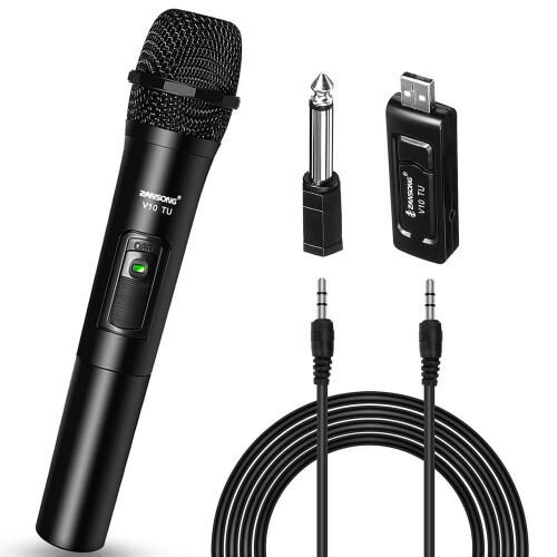SUGARMOM wireless microphone system dual USB 2-pack