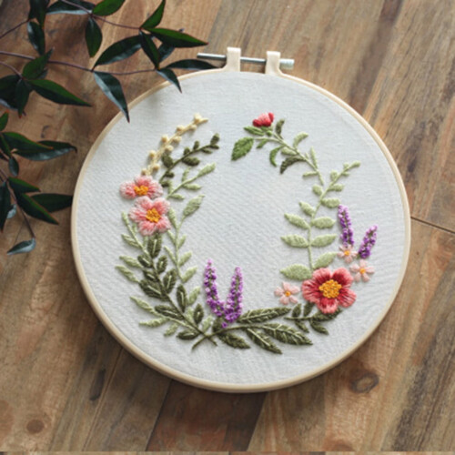 TRIEIY Knitting and Cross Stitch Kit for Beginners