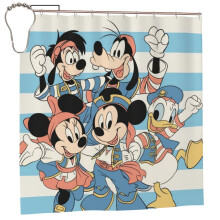Mickey Mouse shower curtain waterproof polyester one size