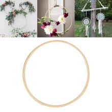 Wooden Embroidery Hoop Bamboo Floral 15cm
