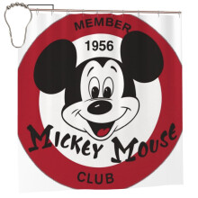 Mickey Mouse shower curtain waterproof polyester one size