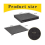 Foam Insert for Tool Box 40x40x2cm and 40x40x5cm 4 Pieces 2