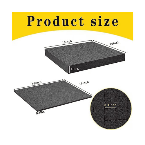 Foam Insert for Tool Box 40x40x2cm and 40x40x5cm 4 Pieces 1