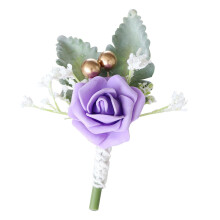 Artificial boutonniere for groom wedding party