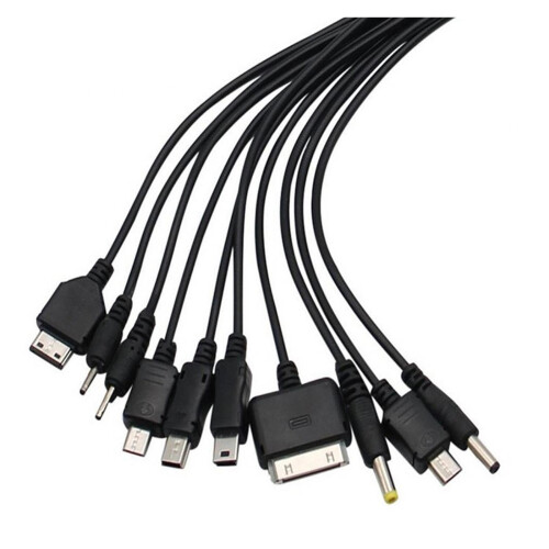 Cable USB universal 10 en 1 para smartphones