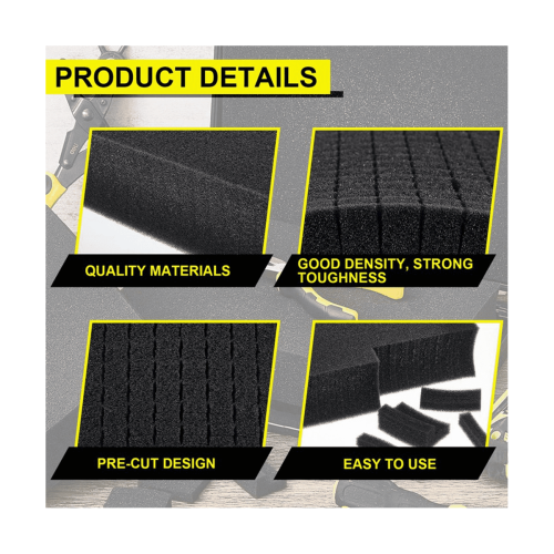 Foam Insert for Tool Box 40x40x2cm and 40x40x5cm 4 Pieces 2