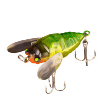 Fishing Lure Treble Hook 6.5g 5cm Luminous Cicada