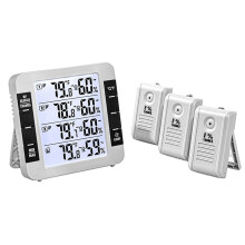 Wireless Indoor Outdoor Thermometer Hygrometer with 3