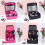 Luxtrada Make-up-Zug-Reisetasche rosarot 7