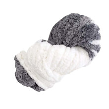 Bulky chunky yarn white and grey 100g