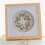 Embroidery starter kit with pre-printed flower pattern 1