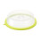 Round cake transport box with compartment and carry handle 1