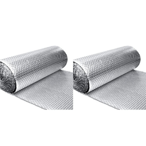 2X Double Reflective Insulation Foam, Reflective Window Radiant Barrier Bubble Insulation Roll for Keep Heat