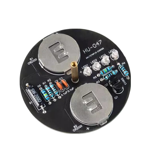 LED Gyroscope DIY Kit for Beginners with Soldering