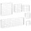 Acrylic stamp block with grid lines for card making 1
