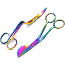 Stainless Steel Applique Scissors 6 inch Offset Handle
