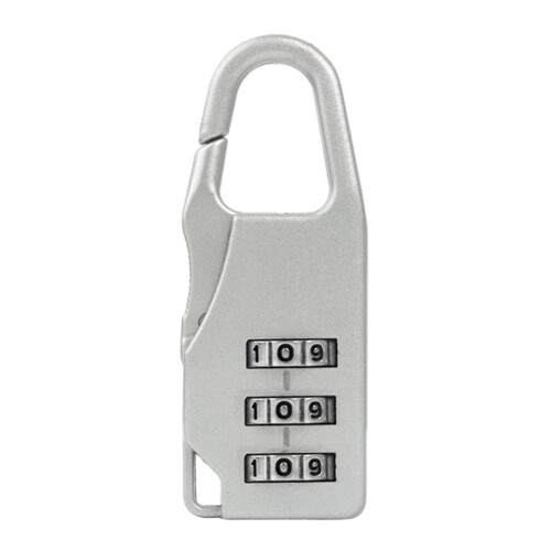 SunyaMood Mini 3-digit combination padlock zinc alloy 1