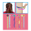 Kit para trançar pulseiras da amizade com cordão à mão, rosa. 7