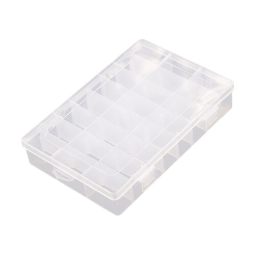 Thread Storage Box with Embroidery Compartments 24 Cells