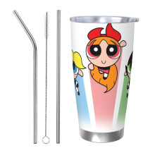 Powerpuff Girls Tumbler Stainless Steel 20 oz