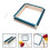 Square embroidery hoop wooden removable frame for cross 1