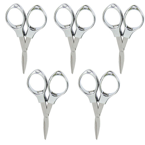 Folding Scissors Portable Sewing Mini 5 Pcs
