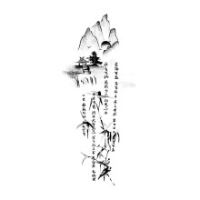 RUOYING temporary tattoo sticker waterproof Chinese