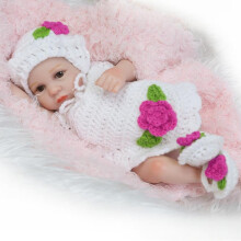 Reborn Baby Doll Soft Body 26 cm Realistic Sleeping Doll