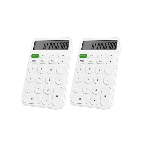Calculadora básica de bolso com 12 dígitos (pacote com 2) 1