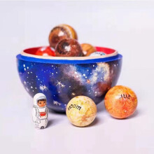 Solar System DIY Wooden Kit with 8 Planets Sun Moon