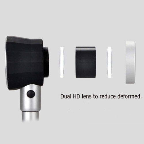 Handheld linen tester magnifier 45X with light 2