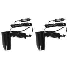 2X Hair Blow Dryer Heat Dc12V 216W Portable Foldable Blower Hot Wind for Vehicle Window