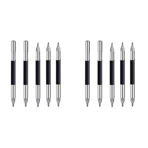 Tungsten Carbide Scriber Tool with Double Tip 10 Pack